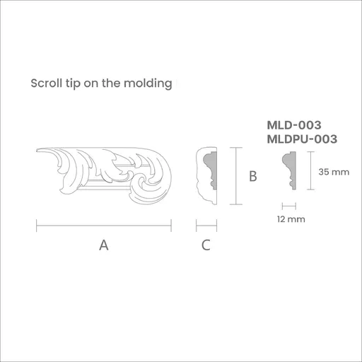 acanthus onlay for moulding